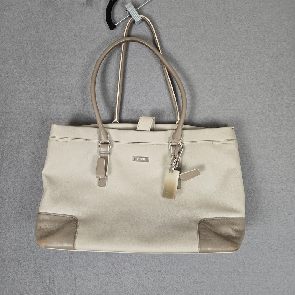 Tumi Bag Purse Tote Laptop Villa Ravema‎ Palermo Beige/Brown